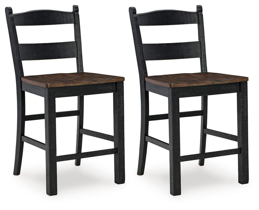 Valebeck Black/Brown Dining Collection