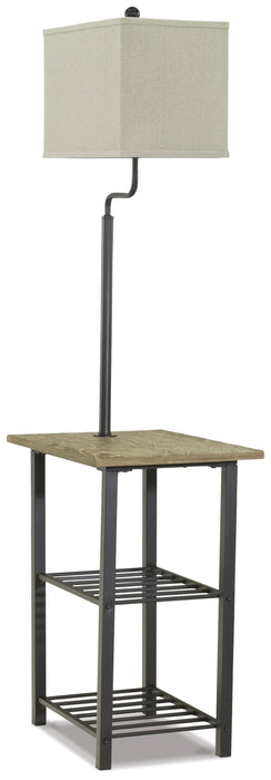 Shianne Black Metal Tray Lamp (1/CN)