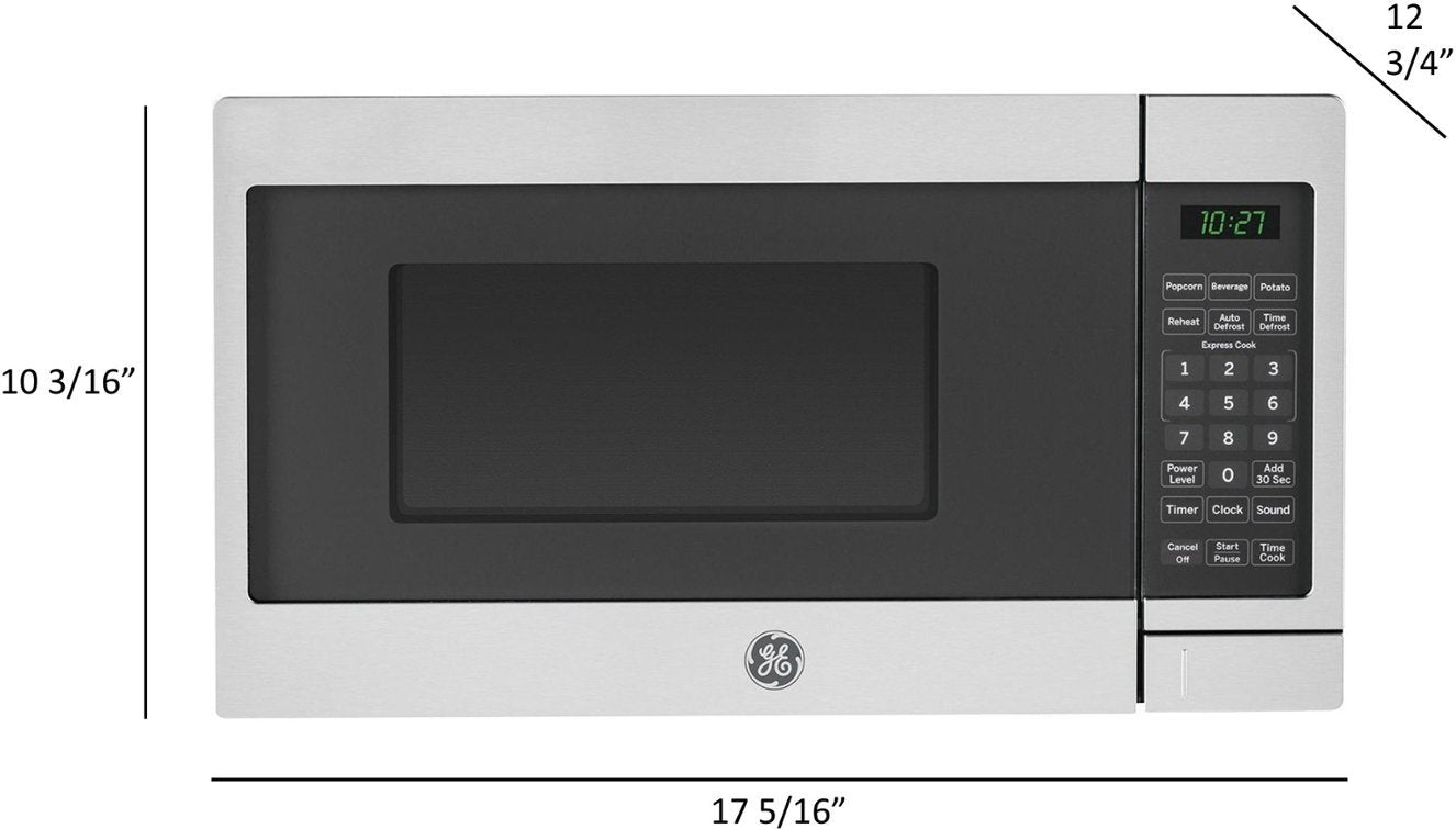 0.7 cu. ft. Small Countertop Microwave in Stainless Steel - use_like_new