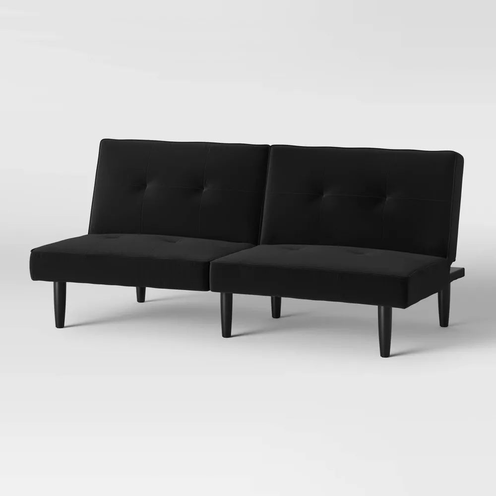 Futon Sofa Black - Room Essentials - new