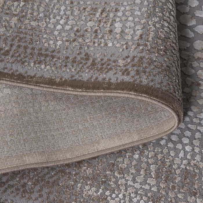 SAFAVIEH Meadow Collection Area Rug - 5'3" x 7'6", Brown/Ivory, Geometric Design, Ideal for High Traffic Areas in Living Room, Bedroom, Dining (MDW333T) - new