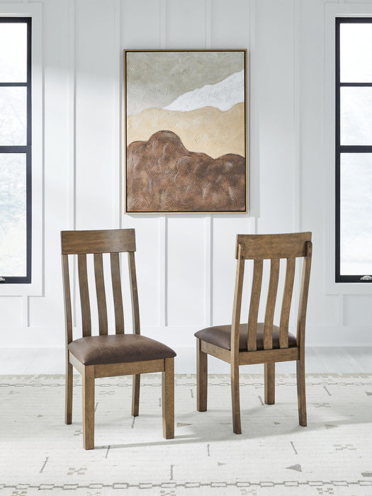 Broxtyn Light Brown Dining UPH Side Chair (Priced Per Item, Must Order 2, 4, 6, or 8)