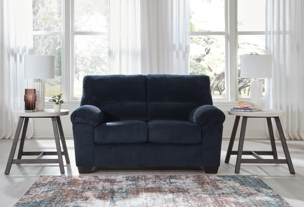 SimpleJoy Navy SimpleJoy Loveseat