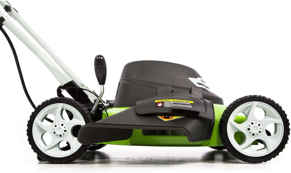 Greenworks 18" Corded Electric 12 Amp Push Lawn Mower 25012 - new