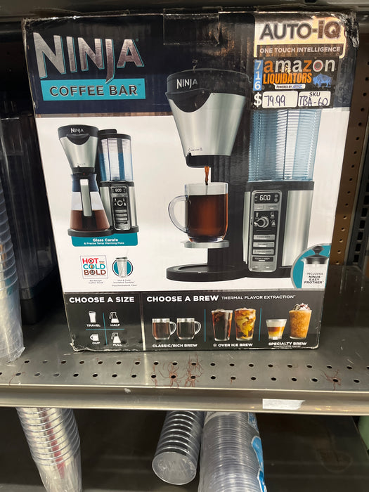 Ninja Coffee Bar with Auto IQ and Glass Carafe, CF082 - open_box