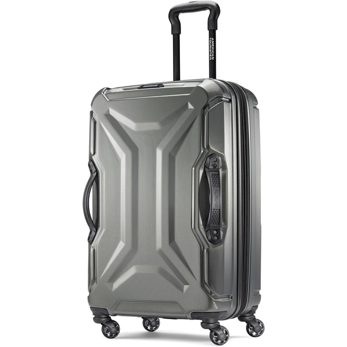 American Tourister Cargo Max 28 Hardside Large Checked Spinner Luggage Single Piece - Olive - new
