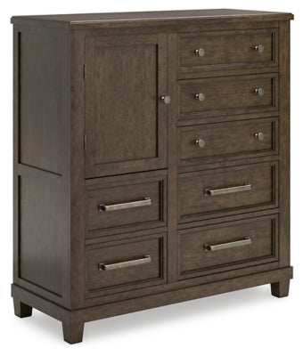 Hillcott Dark Brown Door Chest