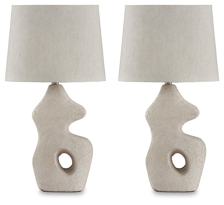 Chadrich Antique Beige Paper Table Lamp (Priced Per Item, Must Order 2, 4, 6, or 8)
