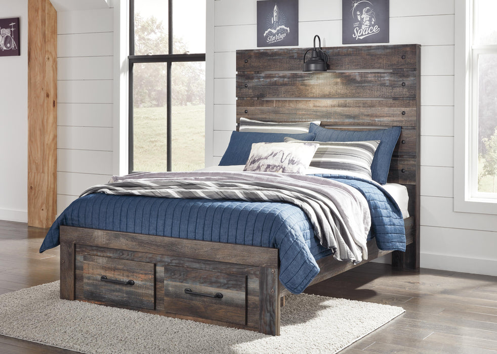 Drystan Multi Drystan Full Panel Bed with 2 Storage Drawers