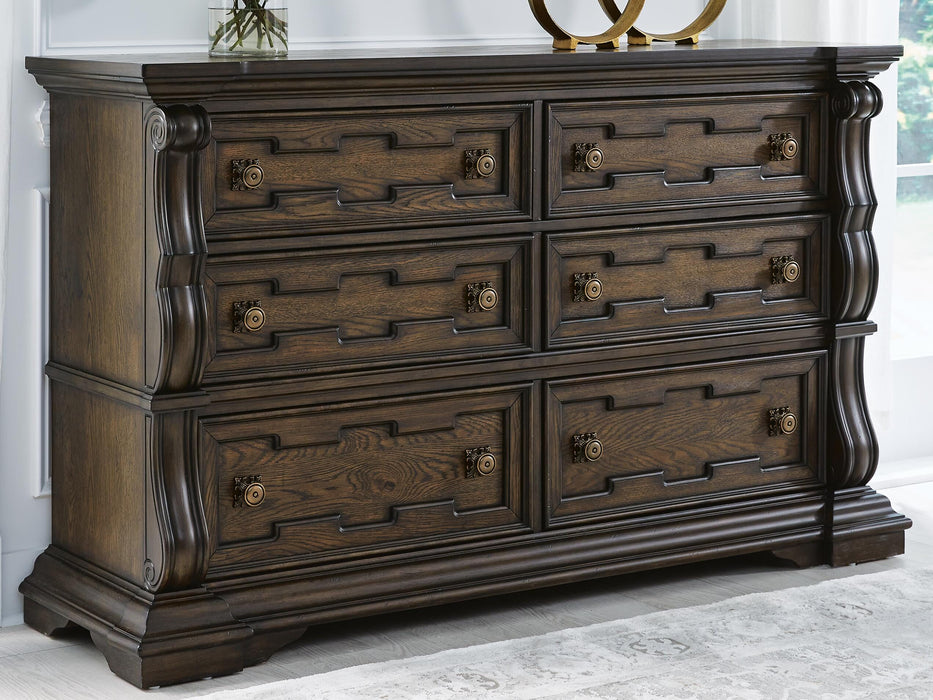 Maylee Dark Brown Bedroom Furniture Pieces