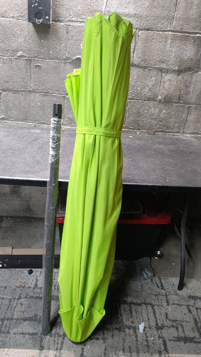 Westin Outdoor 9 Ft Patio Market Umbrella with Tilt & Crank, Lime Green - open_box