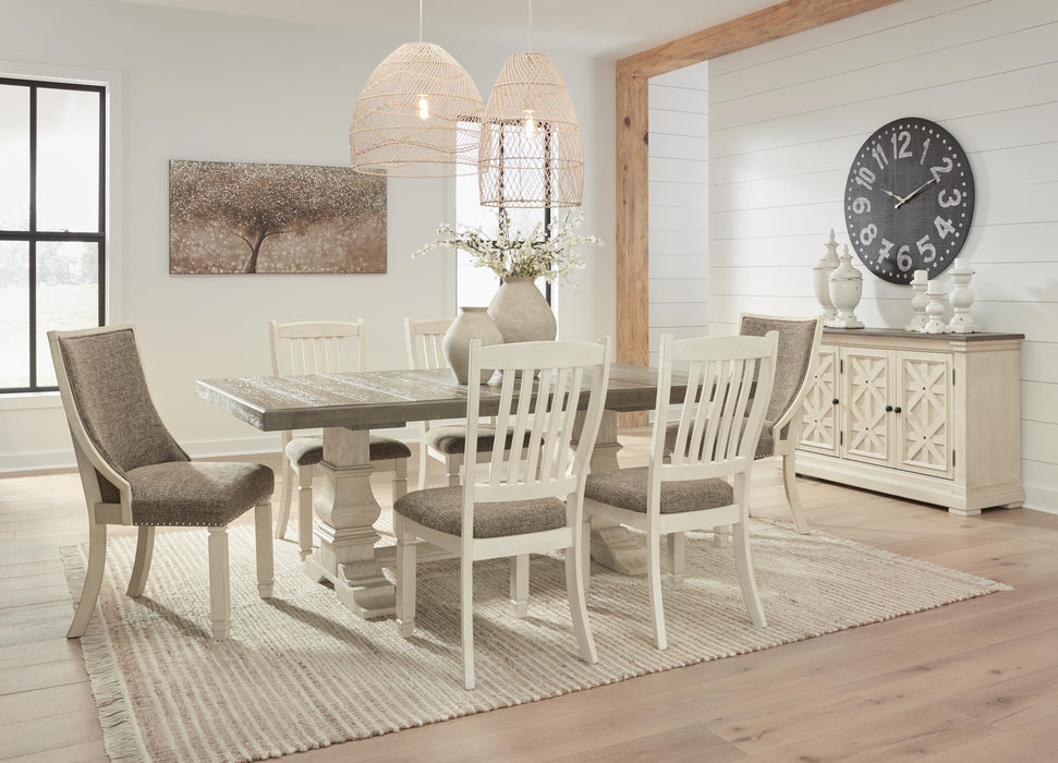Bolanburg Antique White Bolanburg Dining Table and 6 Chairs