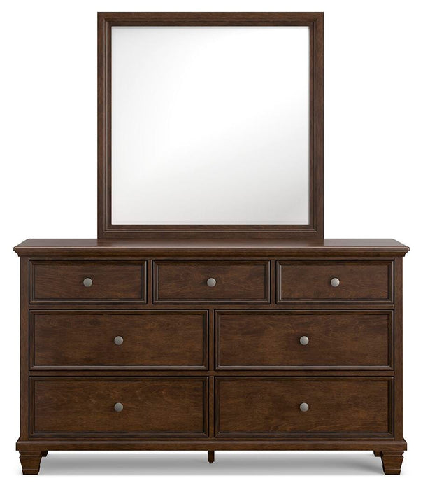 Danabrin Brown Danabrin Dresser and Mirror