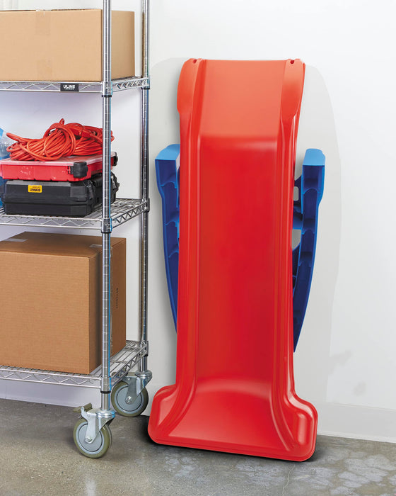 Little Tikes First Slip And Slide, Easy Set Up Playset for Indoor Outdoor Backyard, Easy to Store, Safe Toy for Toddler,Kids (Red/Blue), 39.00''L x 18.00''W x 23.00''H - open_box