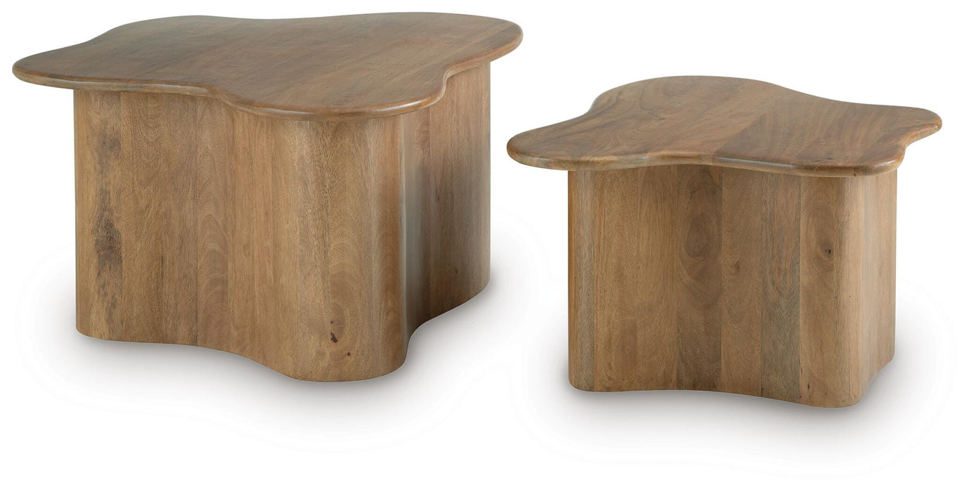 Abeford Brown Accent Cocktail TBL Set (Priced Per Item, Must Order 2, 4, 6, or 8)