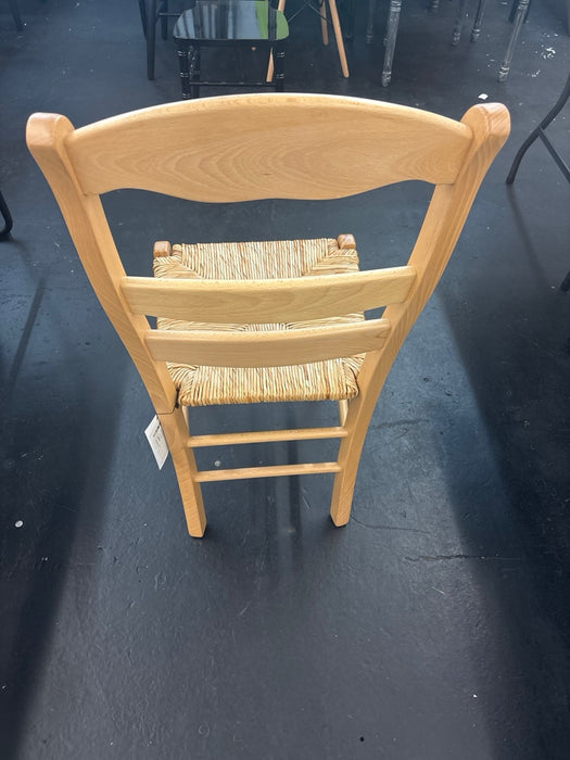 linon richlee dining chair with rush seat, set of 2, natural (please be advised that sets may be missing pieces or otherwise incomplete) - new