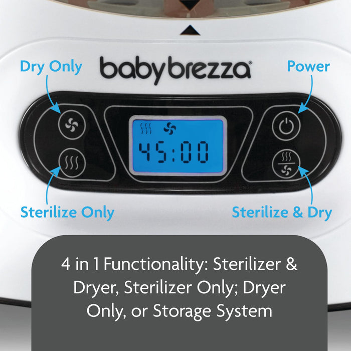 Baby Brezza Baby Bottle Sterilizer and Dryer Machine – Electric Steam Sterilization - Universal Fit - Pacifiers, Glass, Plastic, and Newborn Feeding Bottles - open_box