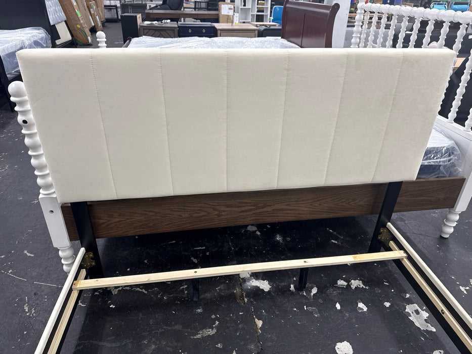 Hillsdale Living Essentials 2704-502 Reece Channel Stitched Upholstered Queen - new