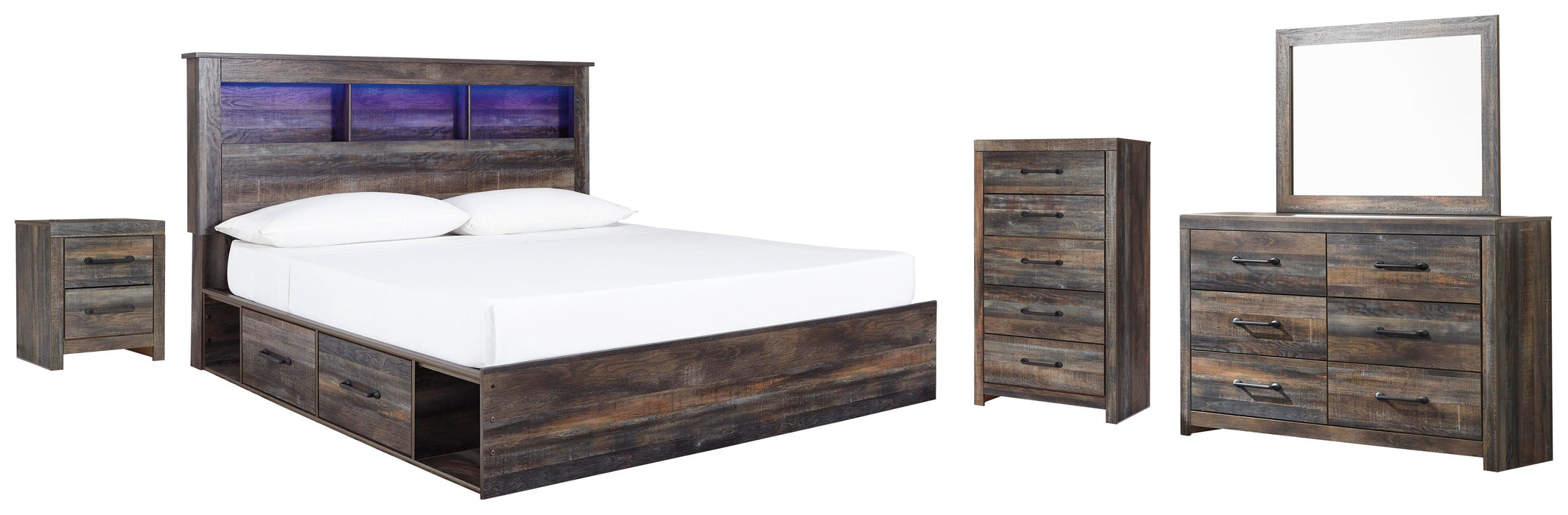 Drystan Multi Bookcase Bedroom Collection