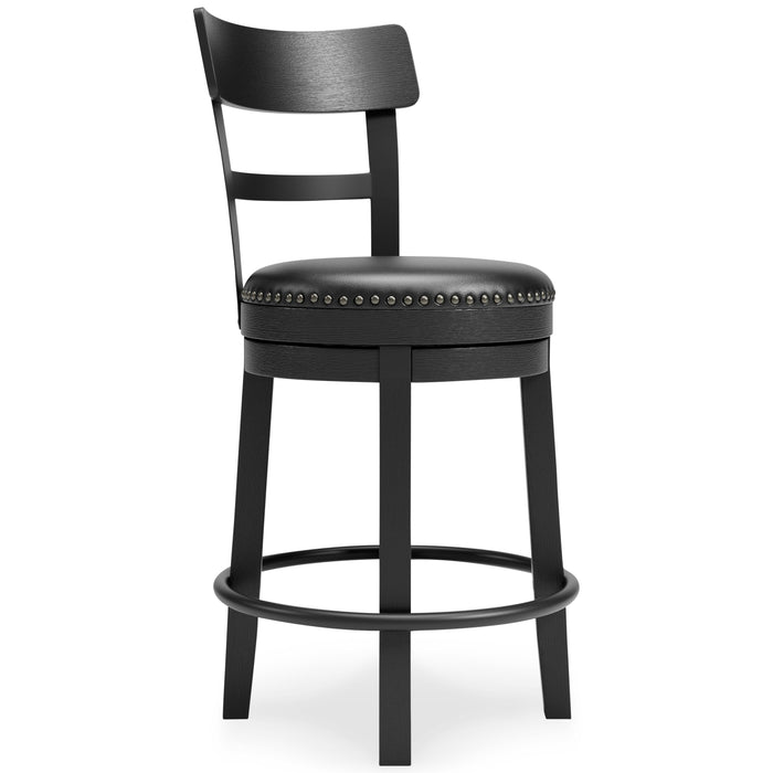 Valebeck Black Valebeck Counter Height Bar Stool