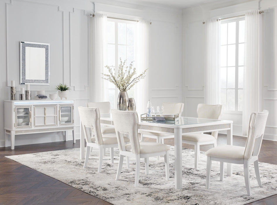 Chalanna White Dining Collection
