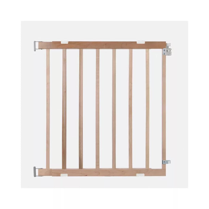 North States White 30 in. H X 28-42 in. W Wood Child Safety Gate - new