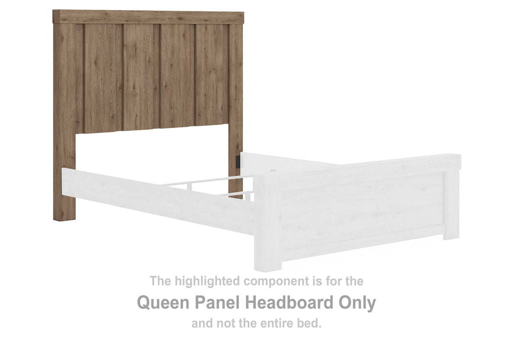 Garistyn Light Brown Queen Panel Headboard