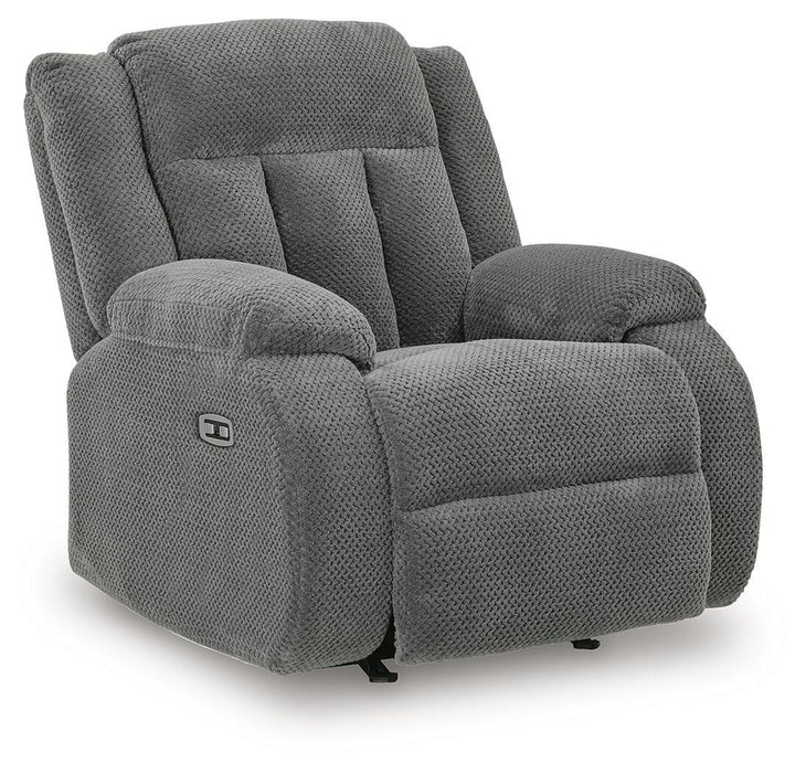 Greely Bend Steel Power Rocker Recliner