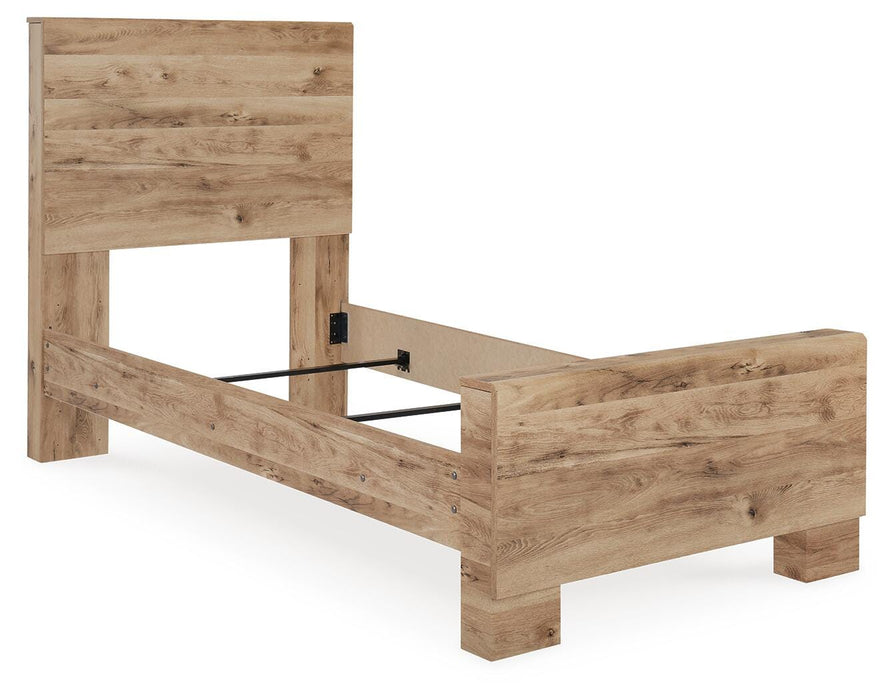 Hyanna Tan Brown Hyanna Twin Panel Bed