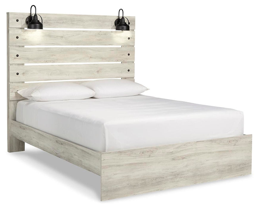 Cambeck Whitewash Cambeck Queen Panel Bed