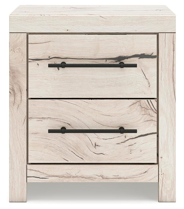 Lawroy Light Natural Two Drawer Night Stand