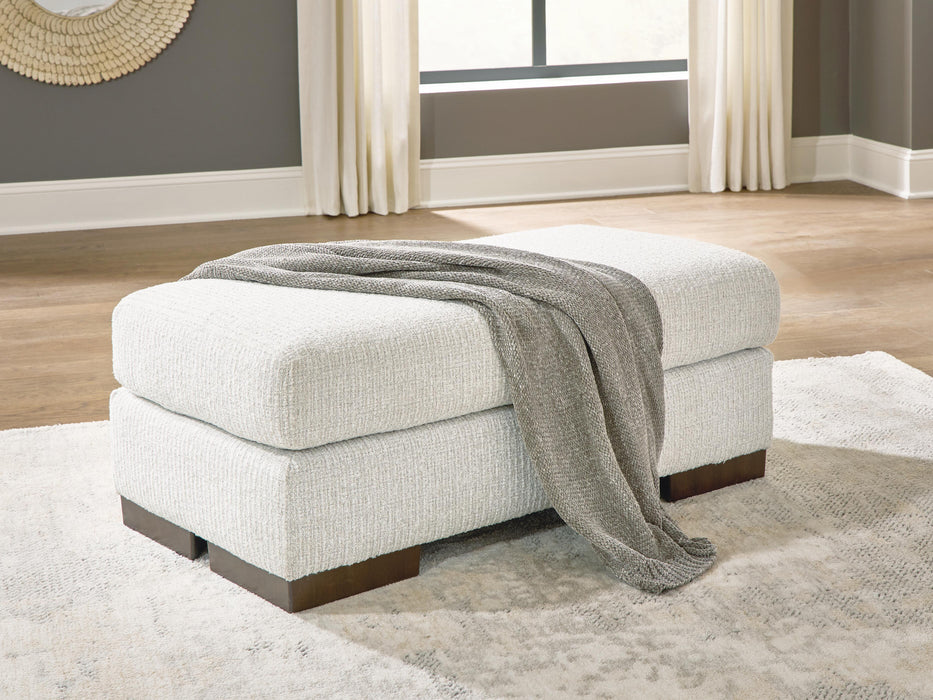 Benchcraft Frosted Ottoman