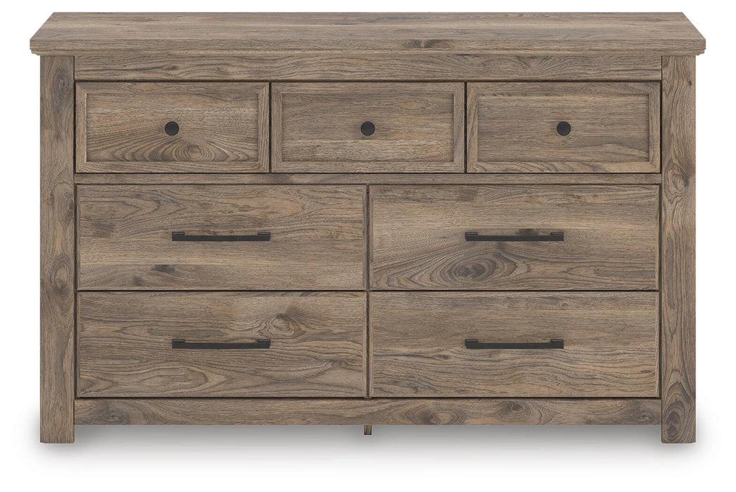 Keithland Brown Seven Drawer Dresser