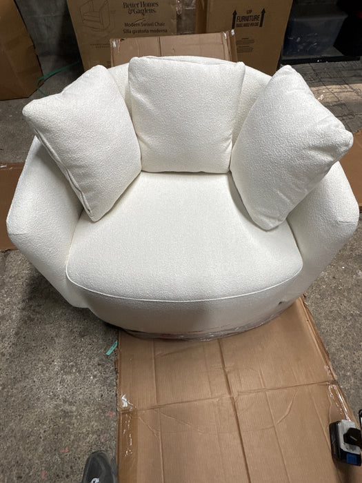 Beautiful Drew Chair by Drew Barrymore, Cream Boucle - open_box
