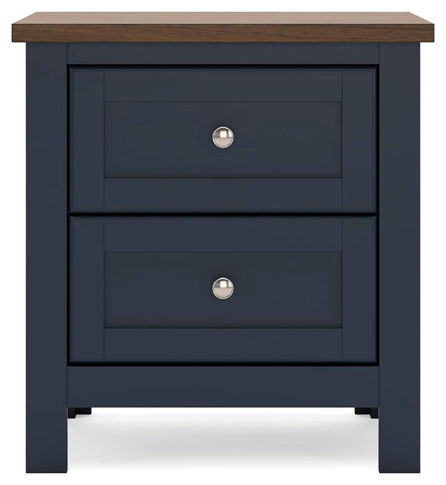 Landocken Brown/Blue Bedroom Furniture Pieces