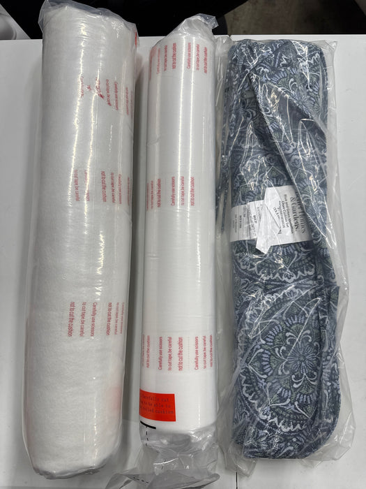 Better Homes & Gardens 20" x 20" Premium Blue and Green Medallion Outdoor Dining Chair Cushion - new