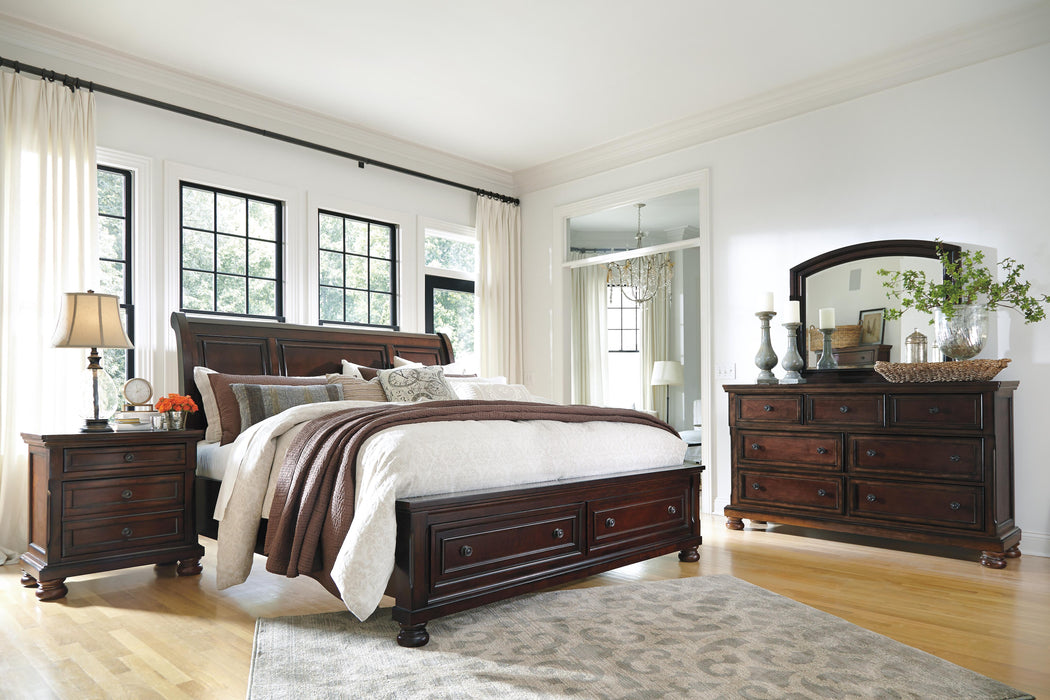 Porter Rustic Brown Porter Queen Sleigh Bed