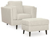 Maimz Sandstone Maimz Chair and Ottoman