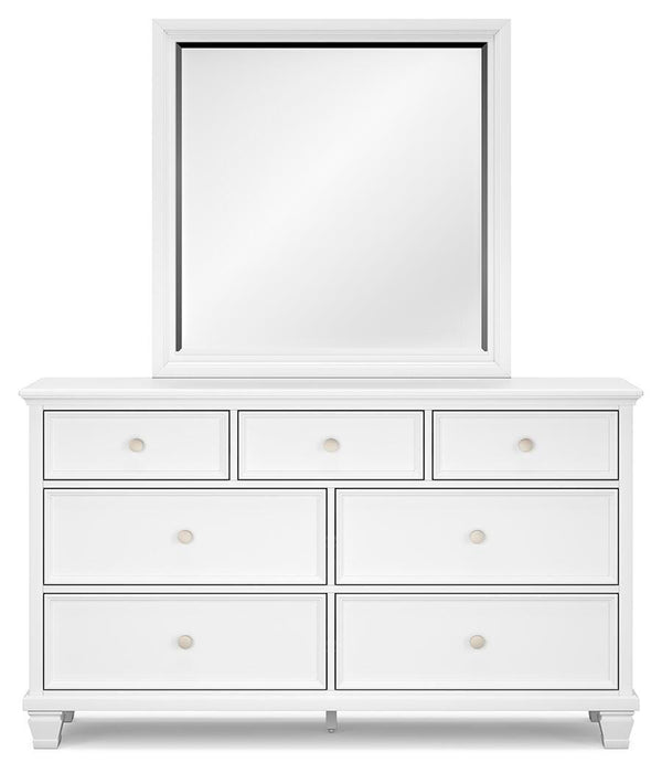 Fortman White Bedroom Furniture Pieces