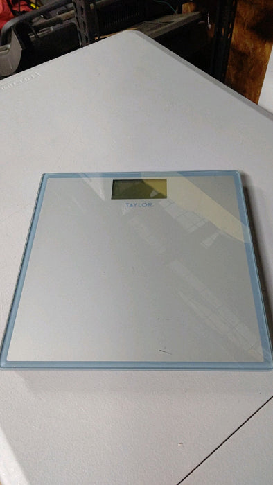 Digital Glass Bathroom Scale Gray/Silver - Taylor - new