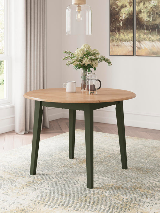 Gesthaven Natural/Green Gesthaven Dining Drop Leaf Table