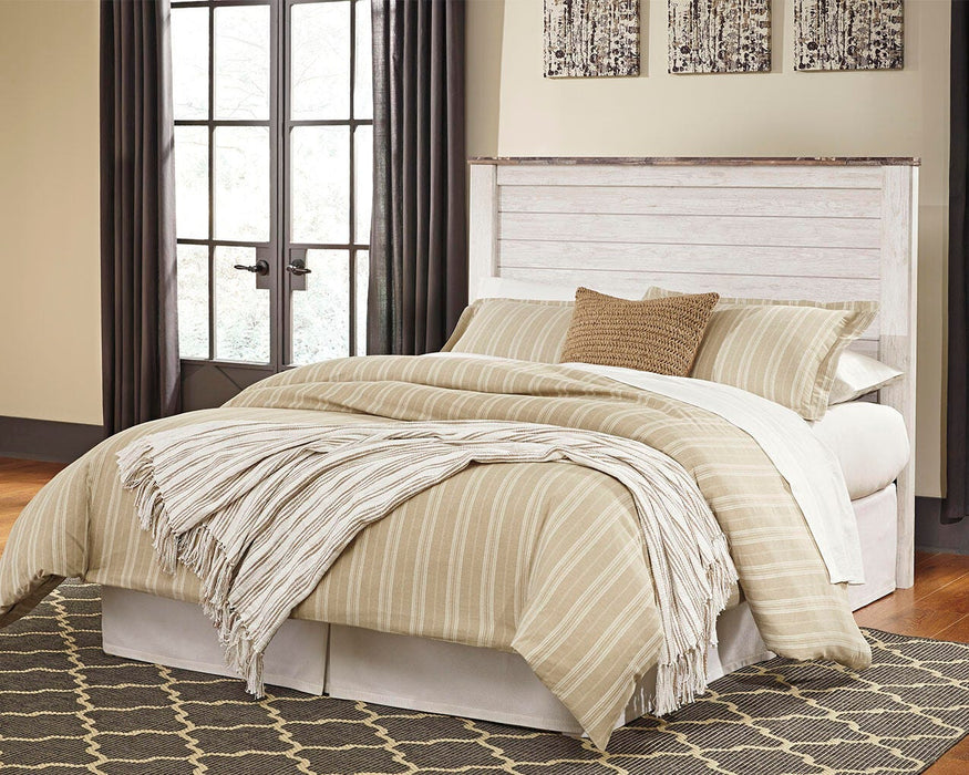 Willowton Whitewash Queen Panel Headboard