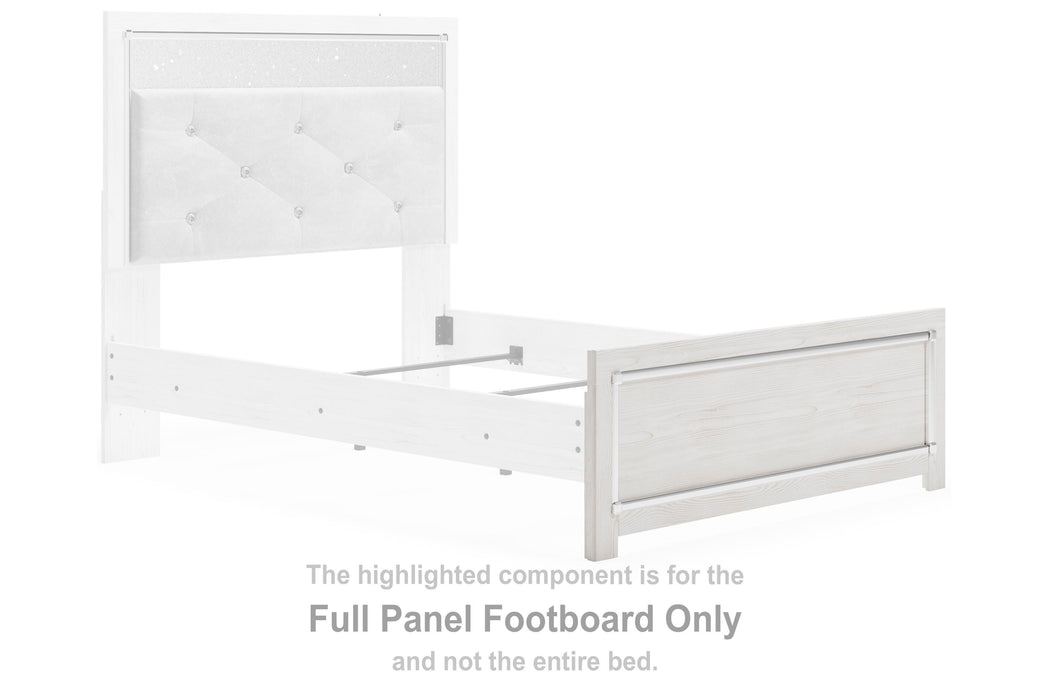 Altyra White Full Panel Footboard