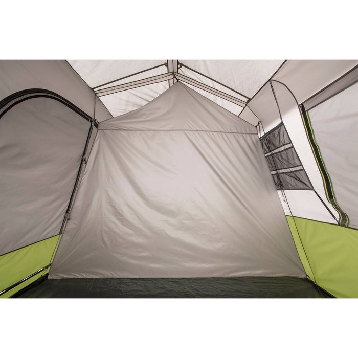 Ozark Trail 14' x 13.5' 9 Person 2 Room Instant Cabin Tent with Screen Room, 30.8 lbs - new