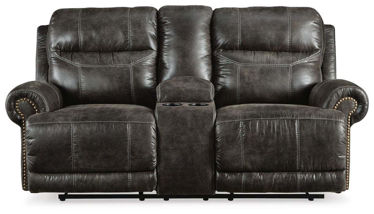Grearview Charcoal PWR REC Loveseat/CON/ADJ HDRST