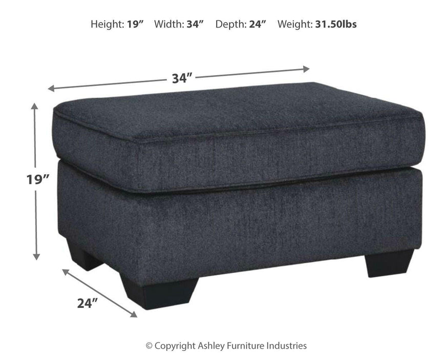 Signature Design Slate Ottoman