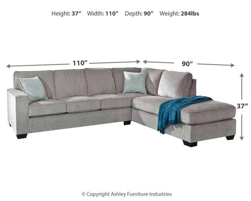 2-Piece Sleeper Sectional with Chaise