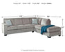 2-Piece Sleeper Sectional with Chaise