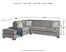 2-Piece Sectional with Chaise