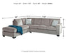 2-Piece Sleeper Sectional with Chaise